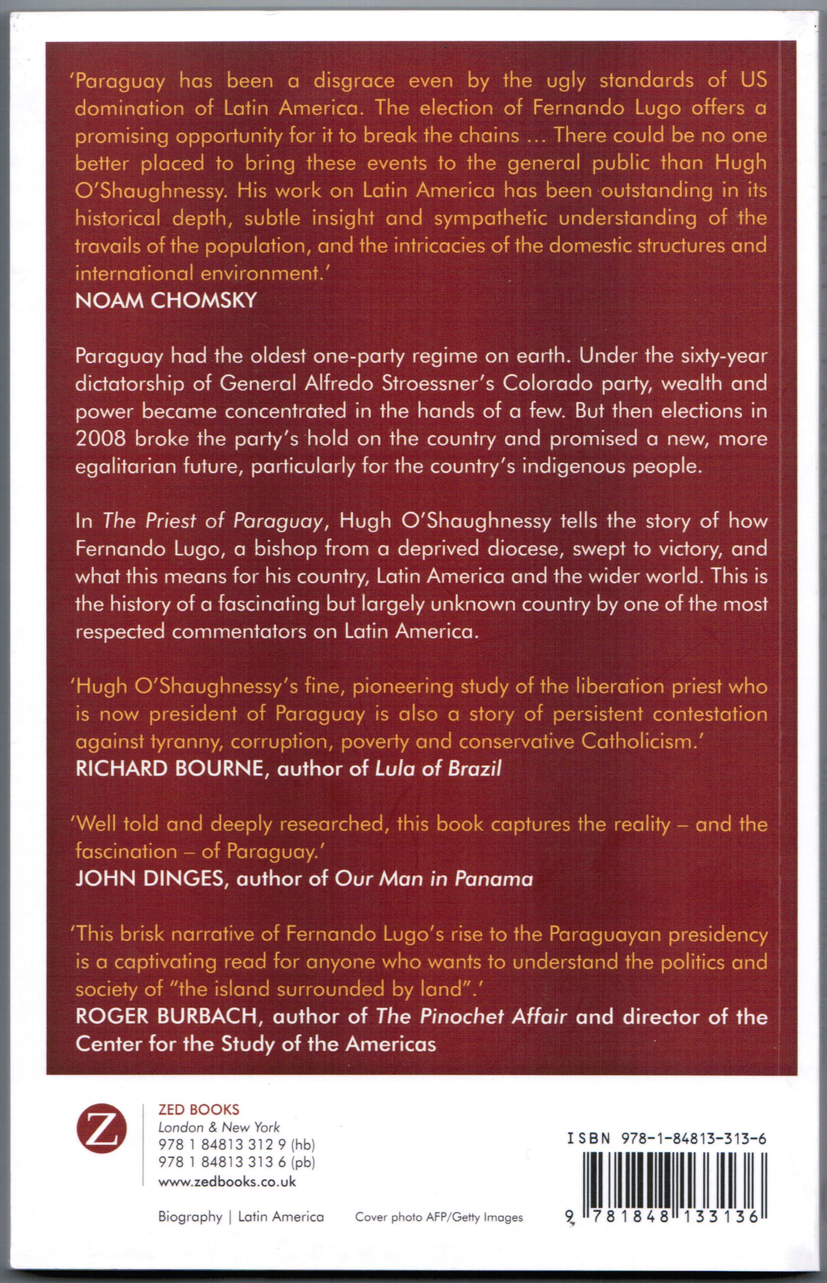 The Priest of Paraguay back cover